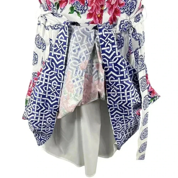 Tablots NWT 16p Mosaic Floral Sateen Fit & Flare Dress Cottagecore MSRP 169.00 - Picture 10 of 16